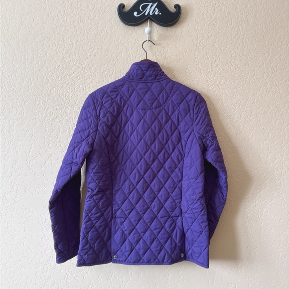 Lands' End Women's Vibrant Purple Quilted Puffer Jacket - Picture 6 of 8